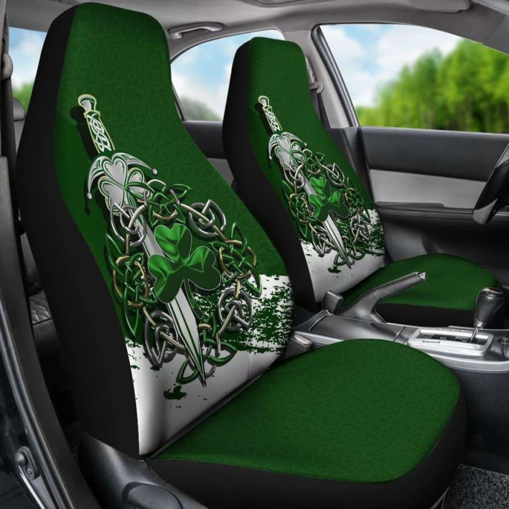 Celtic Shamrock & Sword Car Seat Covers