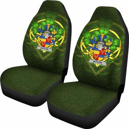 Butler \bIreland Car Seat Cover Celtic Shamrock ( Set Of Two)