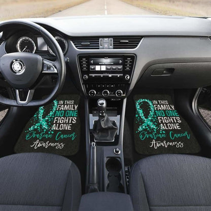 Ovarian Cancer No One Fights Alone Car Floor Mats