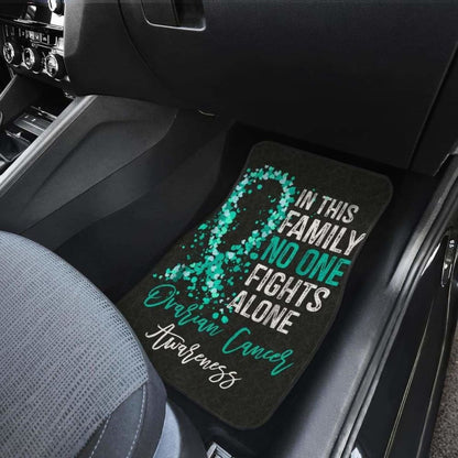 Ovarian Cancer No One Fights Alone Car Floor Mats