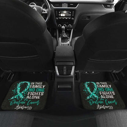 Ovarian Cancer No One Fights Alone Car Floor Mats