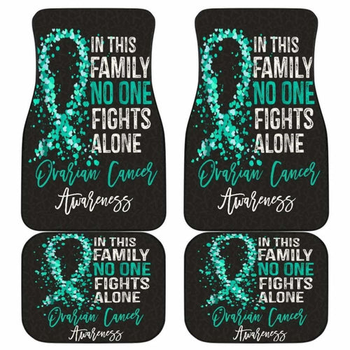 Ovarian Cancer No One Fights Alone Car Floor Mats