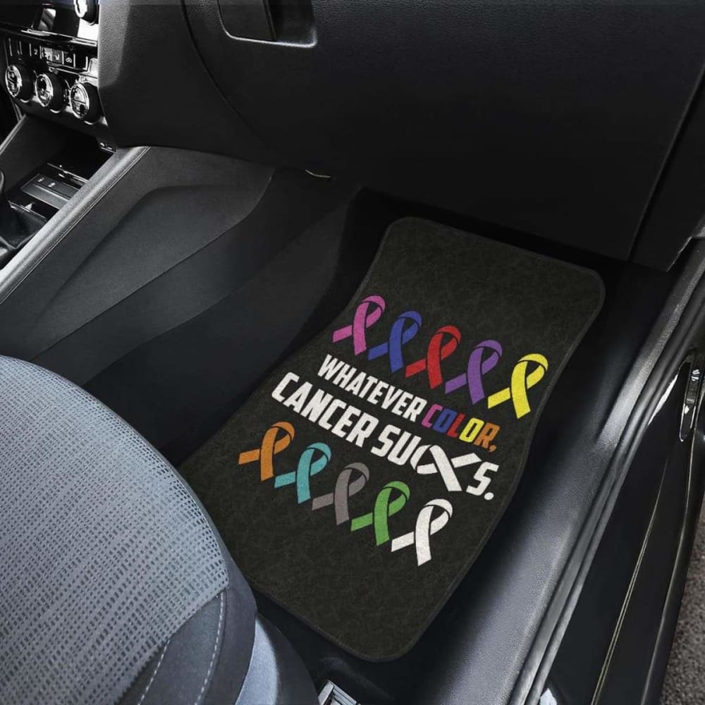 Cancer Whatever Color Cancer Suck Car Floor Mats