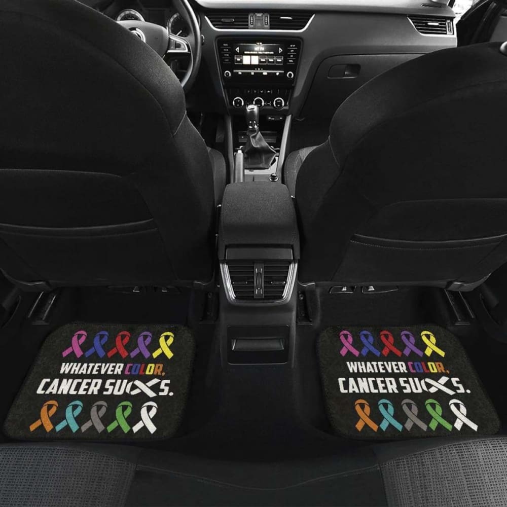 Cancer Whatever Color Cancer Suck Car Floor Mats