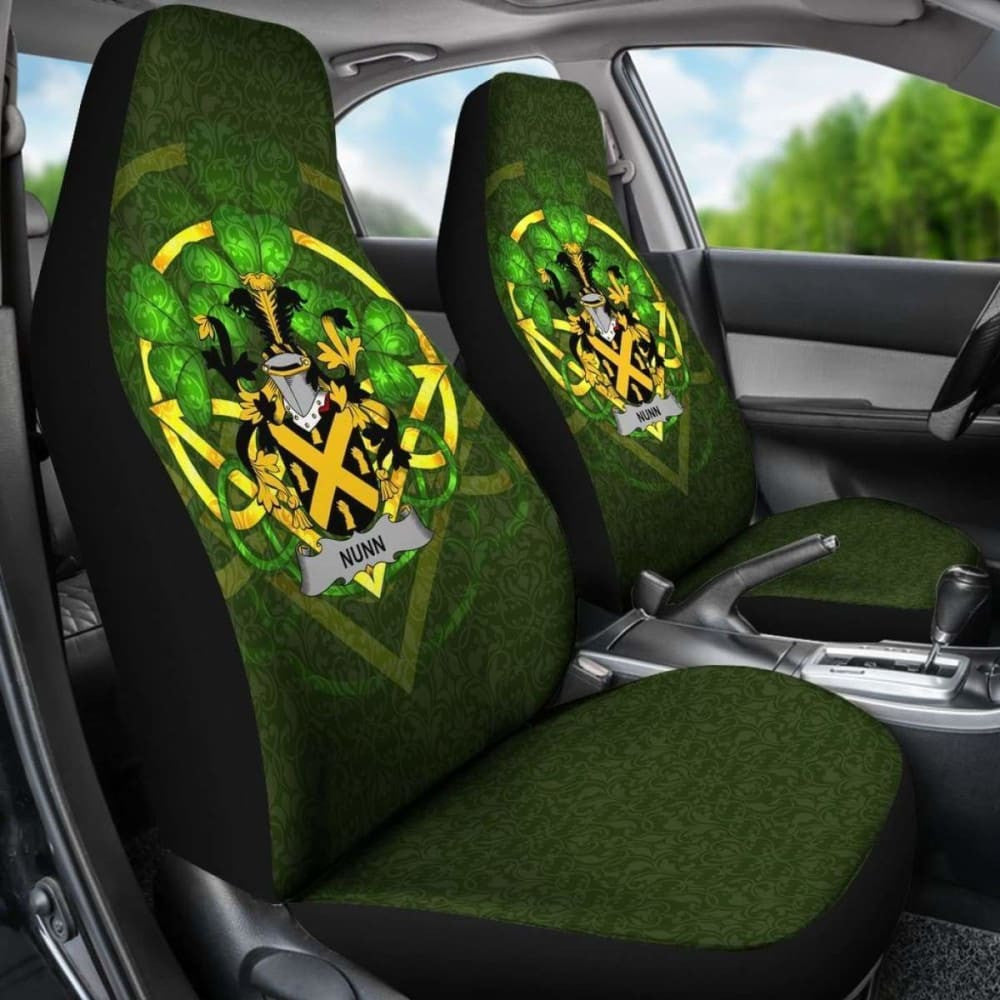 Nunn \bIreland Car Seat Cover Celtic Shamrock ( Set Of Two)
