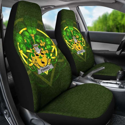 Starkey \bIreland Car Seat Cover Celtic Shamrock ( Set Of Two)