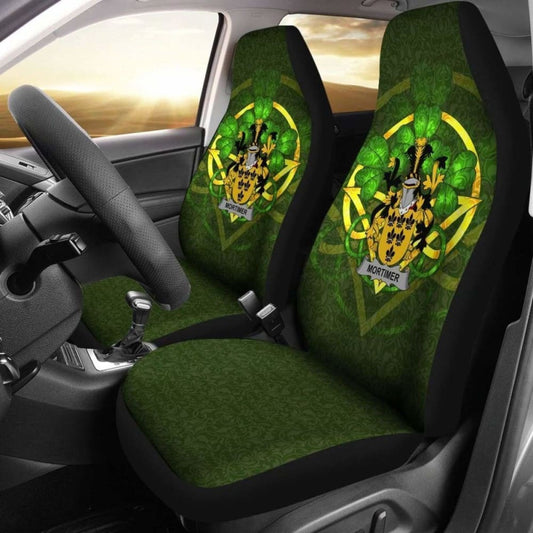 Mortimer \bIreland Car Seat Cover Celtic Shamrock ( Set Of Two)