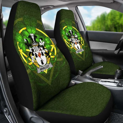 Whalley \bIreland Car Seat Cover Celtic Shamrock ( Set Of Two)