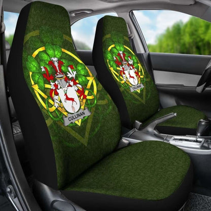 Cullinan Or O'Cullinane \bIreland Car Seat Cover Celtic Shamrock ( Set Of Two)