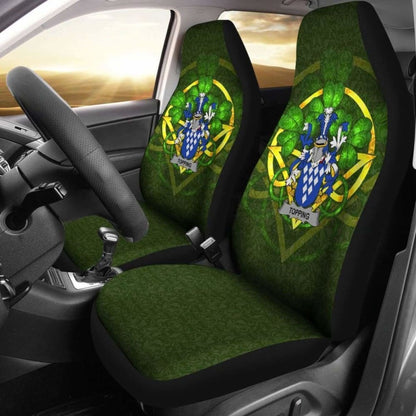 Topping \bIreland Car Seat Cover Celtic Shamrock ( Set Of Two)