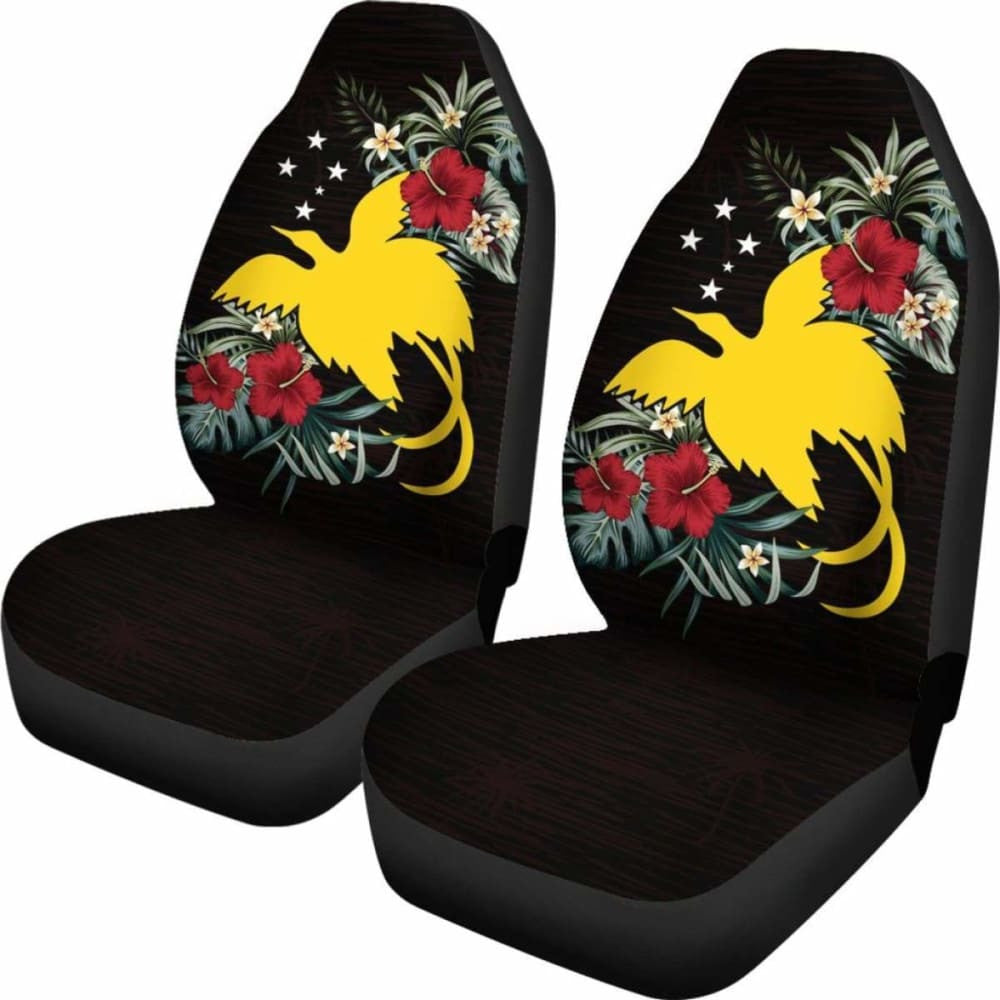 Papua New Guinea Hibiscus Car Seat Covers