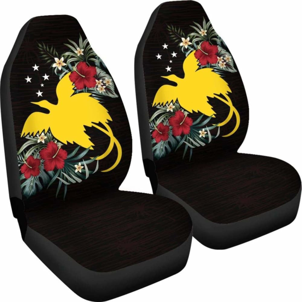 Papua New Guinea Hibiscus Car Seat Covers