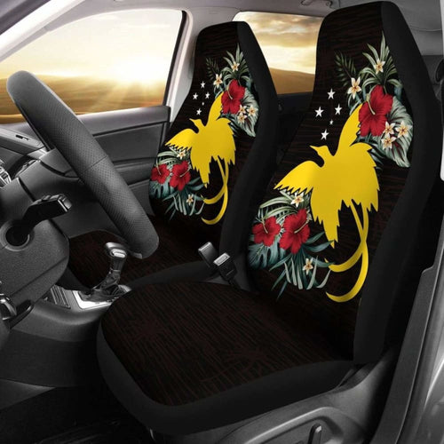 Papua New Guinea Hibiscus Car Seat Covers