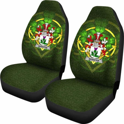 Webster \bIreland Car Seat Cover Celtic Shamrock ( Set Of Two)
