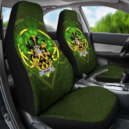 Shaw \bIreland Car Seat Cover Celtic Shamrock ( Set Of Two)