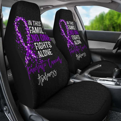 Pancreatic Cancer No One Fights Alone Car Seat Covers