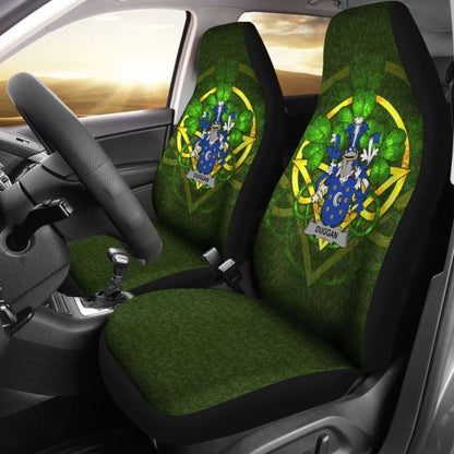 Duggan Or O'Duggan \bIreland Car Seat Cover Celtic Shamrock ( Set Of Two)