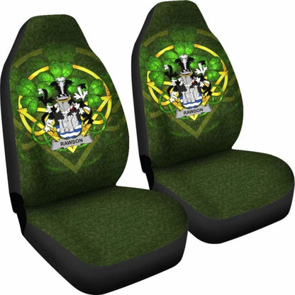 Rawson \bIreland Car Seat Cover Celtic Shamrock ( Set Of Two)
