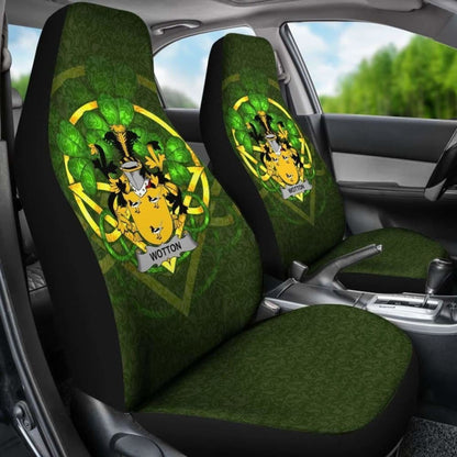 Wotton \bIreland Car Seat Cover Celtic Shamrock ( Set Of Two)