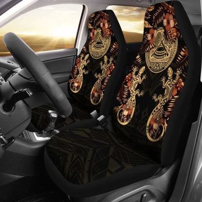 American Samoa Car Seat Covers - American Samoa Seal Lizard Hibiscus -