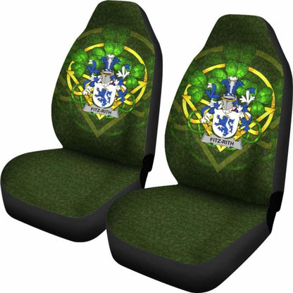 Fitz-Rith \bIreland Car Seat Cover Celtic Shamrock ( Set Of Two)
