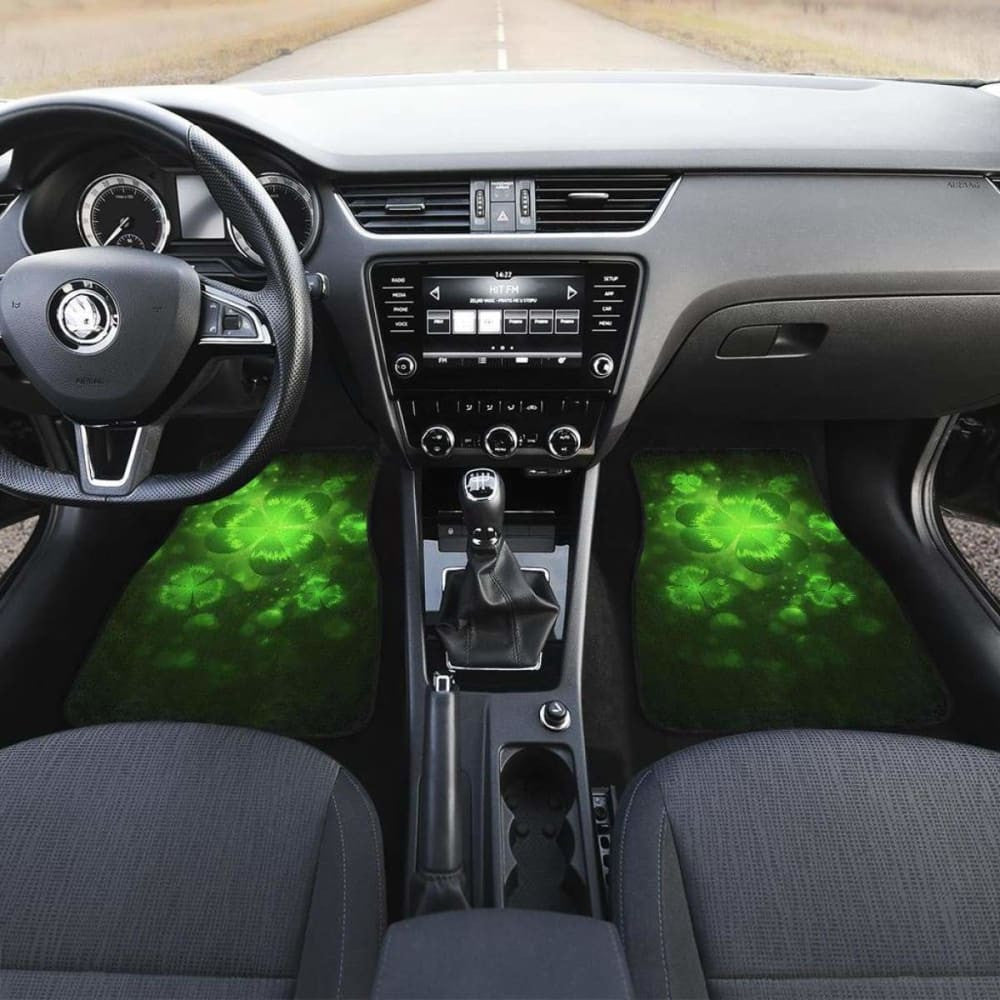 Shamrock Irish Light Car Floor Mats Amazing Gift Ideas