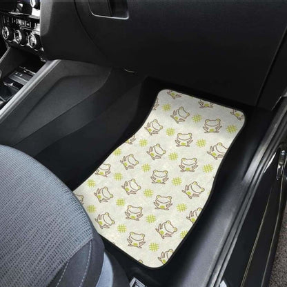 Cute Cartoon Frog Baby Pattern Front And Back Car Mats