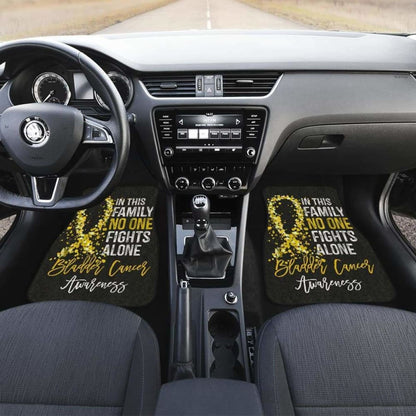 Bladder Cancer No One Fights Alone Car Floor Mats