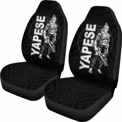 Yap Polynesian Car Seat Covers - Micronesia Yapese Warrior -