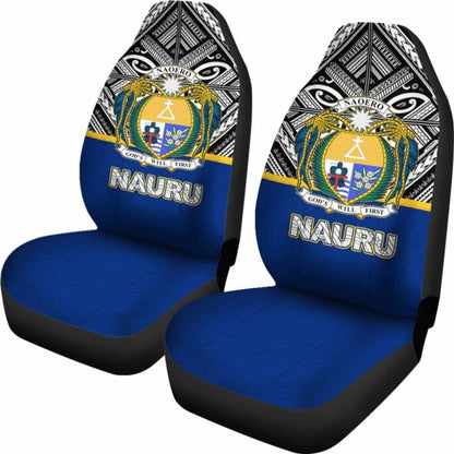 Nauru Polynesian Car Seat Covers