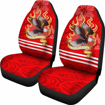 American Samoa Car Seat Cover - Nu'Uuli Manulele Tausala -