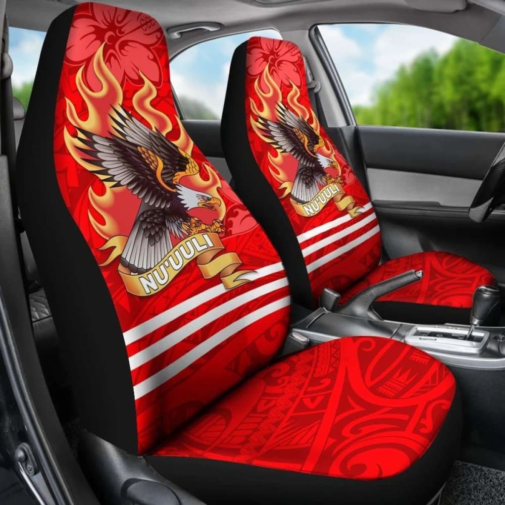 American Samoa Car Seat Cover - Nu'Uuli Manulele Tausala -