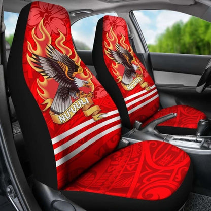 American Samoa Car Seat Cover - Nu'Uuli Manulele Tausala -