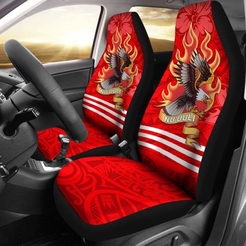 American Samoa Car Seat Cover - Nu'Uuli Manulele Tausala -
