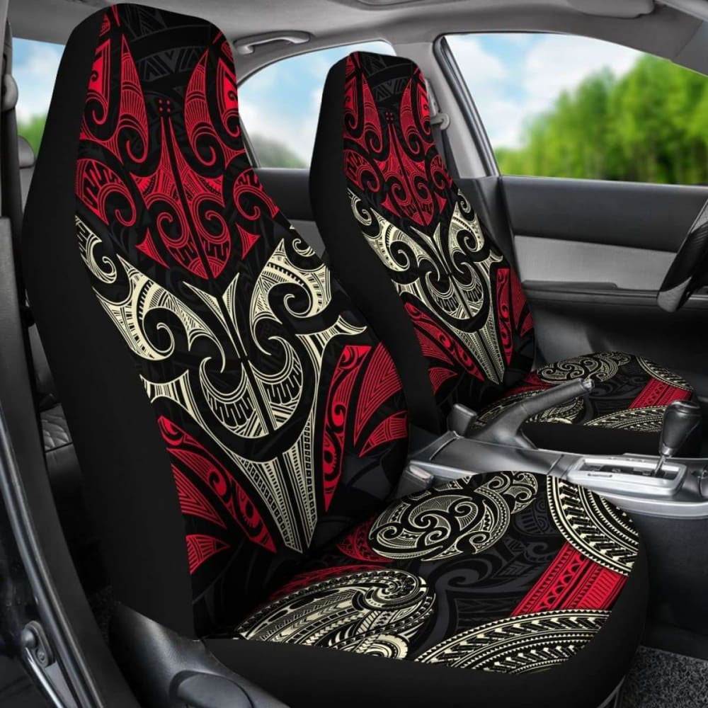 Polynesian Car Seat Covers - Maori Patterns Style -