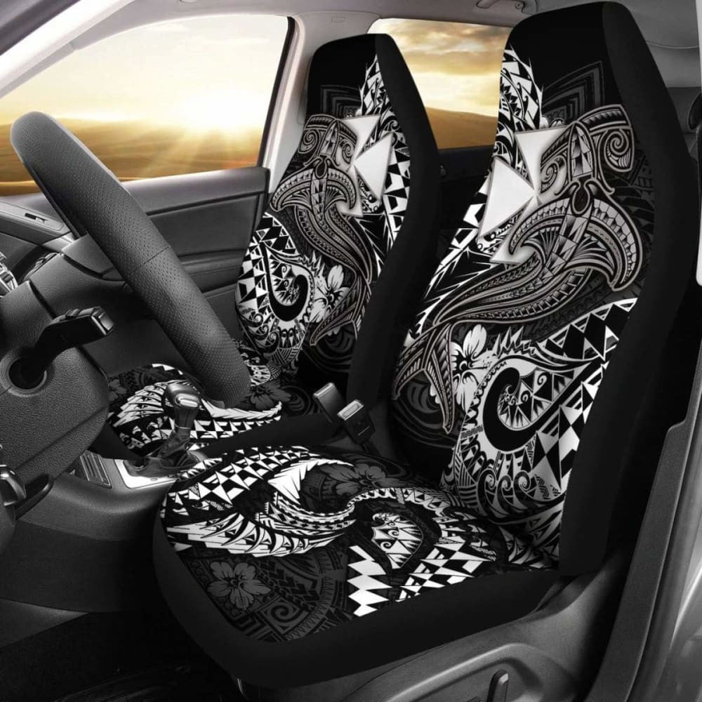 Polynesian Wallis And Futuna Car Seat Covers Polynesian White Shark