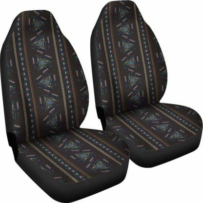 Tribal Triangles Car Seat Covers