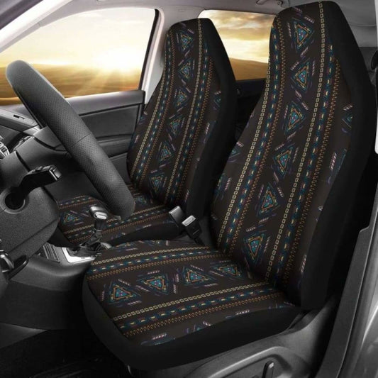 Tribal Triangles Car Seat Covers
