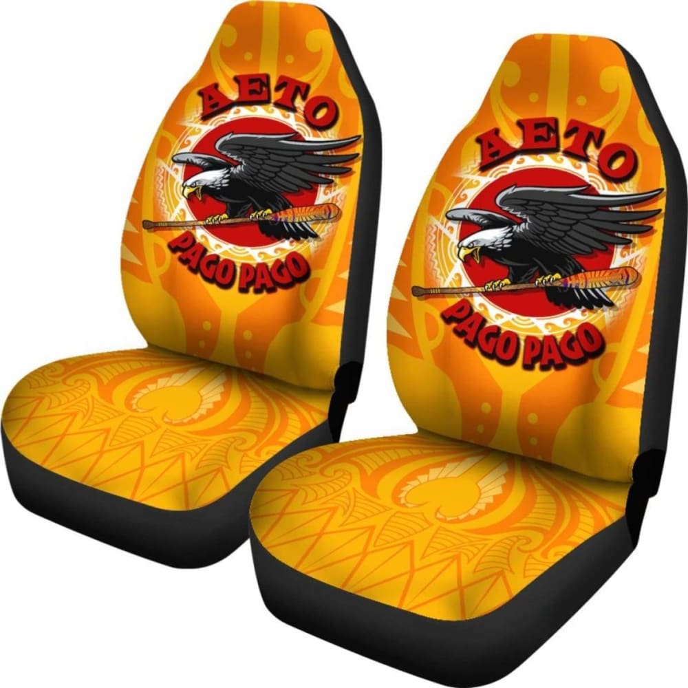 American Samoa Car Seat Covers - Aeto Pago Pago -