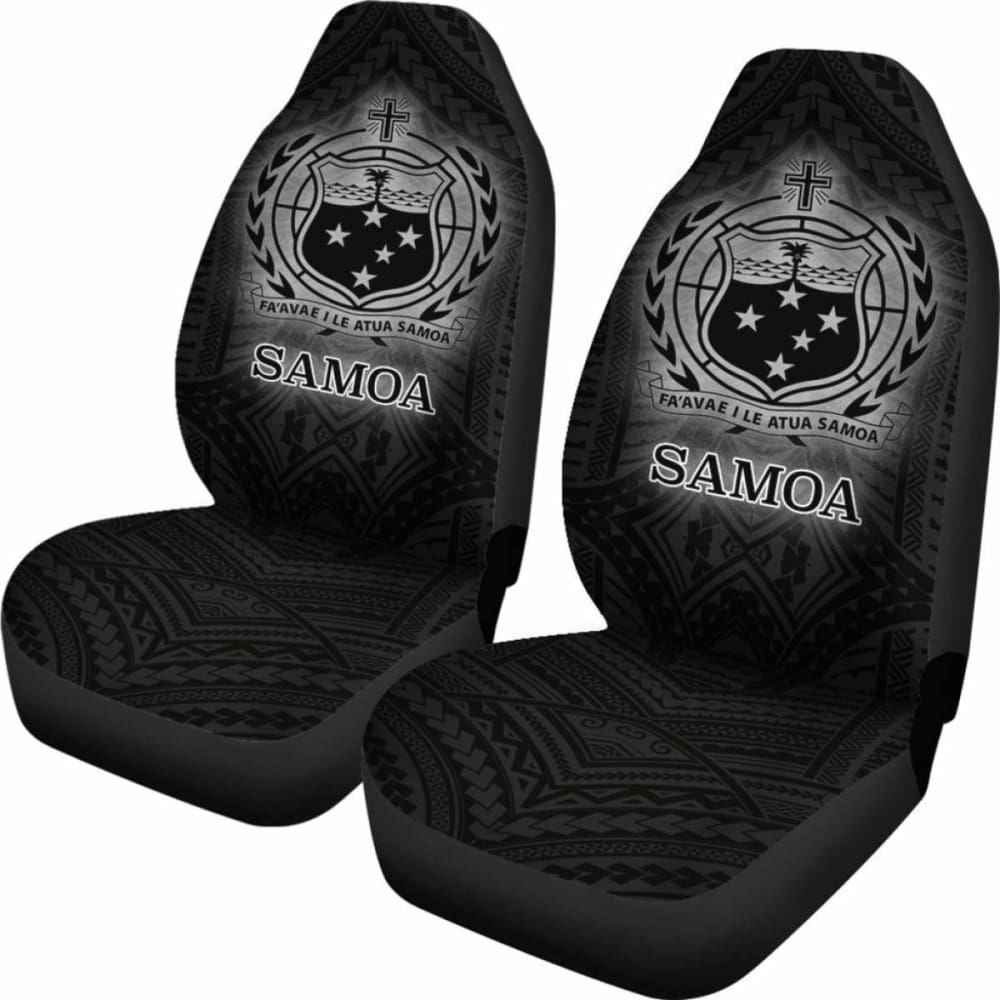 Samoa Car Seat Covers - Polynesian Patterns Galaxy -
