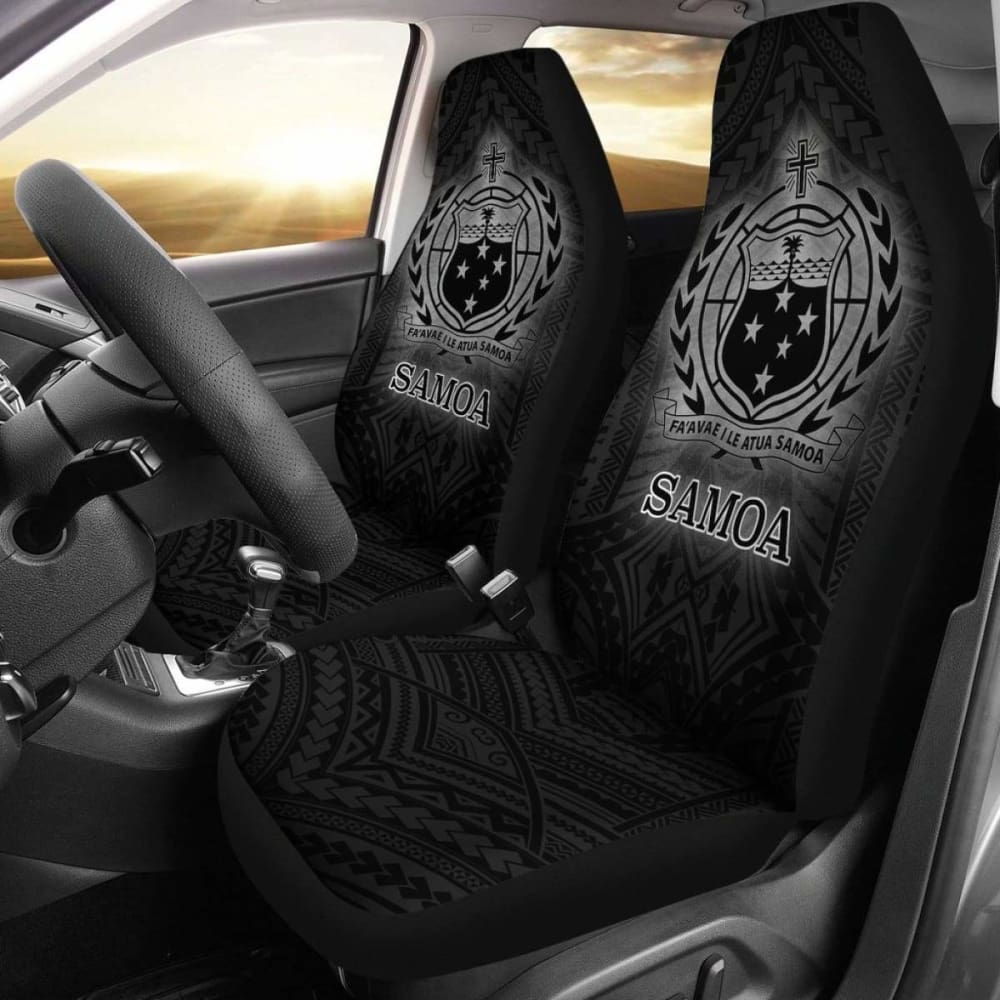 Samoa Car Seat Covers - Polynesian Patterns Galaxy -
