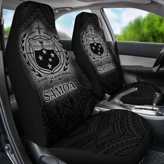 Samoa Car Seat Covers - Polynesian Patterns Galaxy -