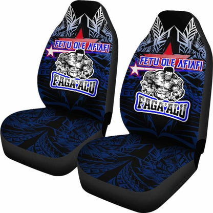 American Samoa Polynesian Car Seat Covers - Fetu Ole Afiafi -