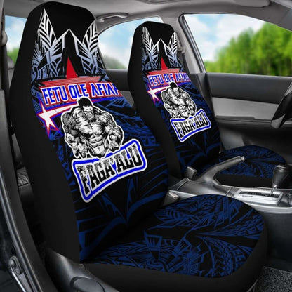 American Samoa Polynesian Car Seat Covers - Fetu Ole Afiafi -