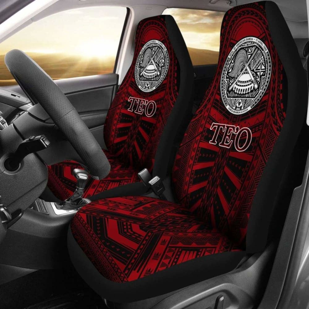 American Samoa Te'O Polynesian Car Seat Covers -