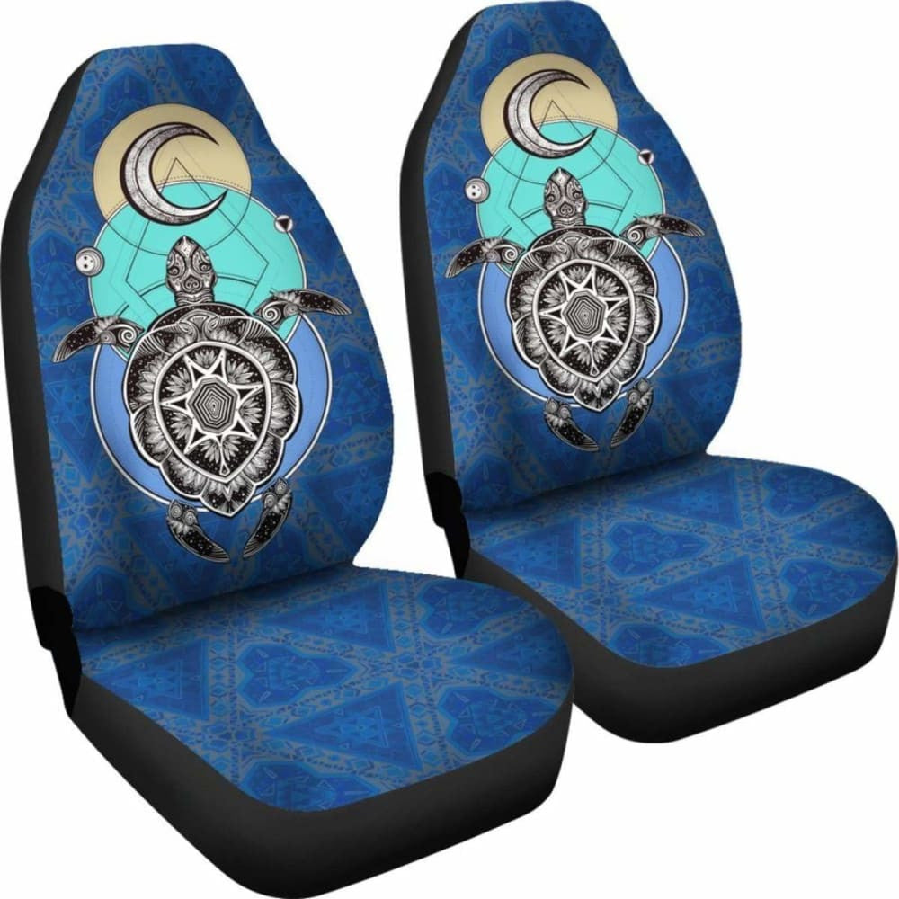 Polynesian Car Seat Covers - Turtle Star Moon -