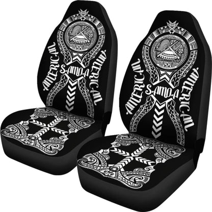 American Samoa Car Seat Covers - American Samoa Seal Polynesian Tribal -