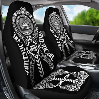 American Samoa Car Seat Covers - American Samoa Seal Polynesian Tribal -
