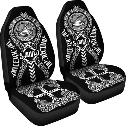American Samoa Car Seat Covers - American Samoa Seal Polynesian Tribal -