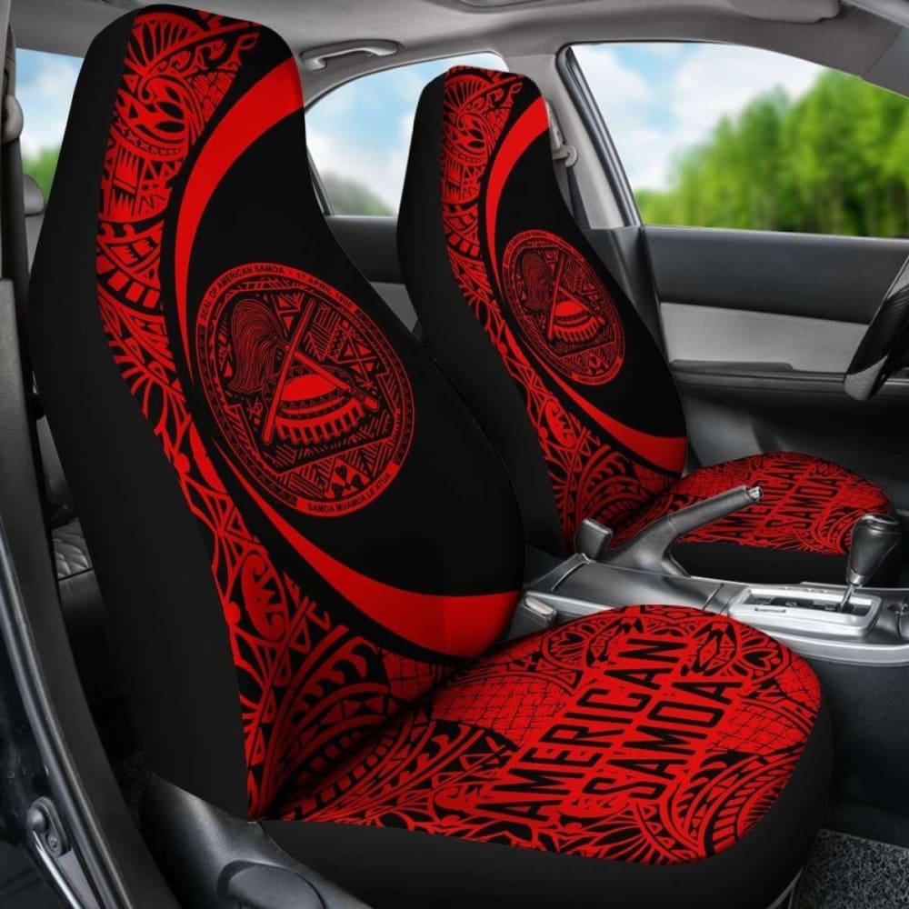 American Samoa Car Seat Covers Circle Style Amazing